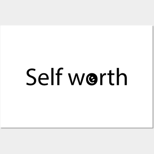 Self worth artistic design Posters and Art